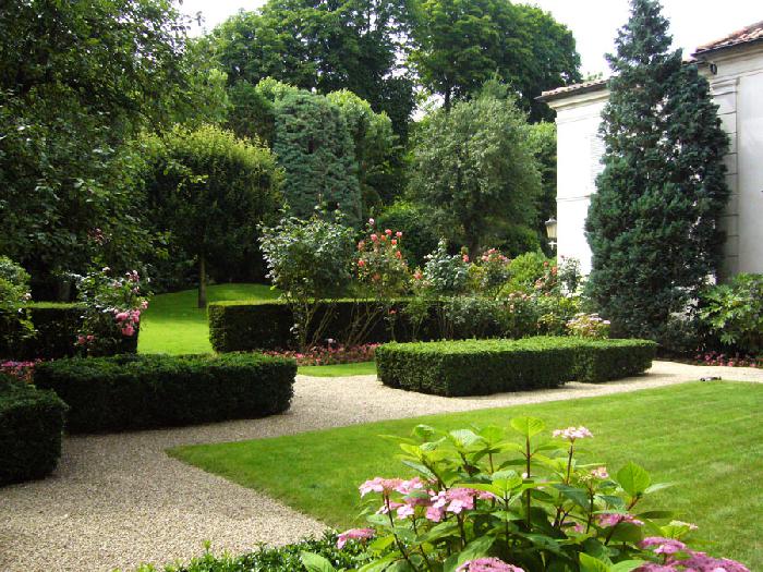 Un jardin terrasse à la française